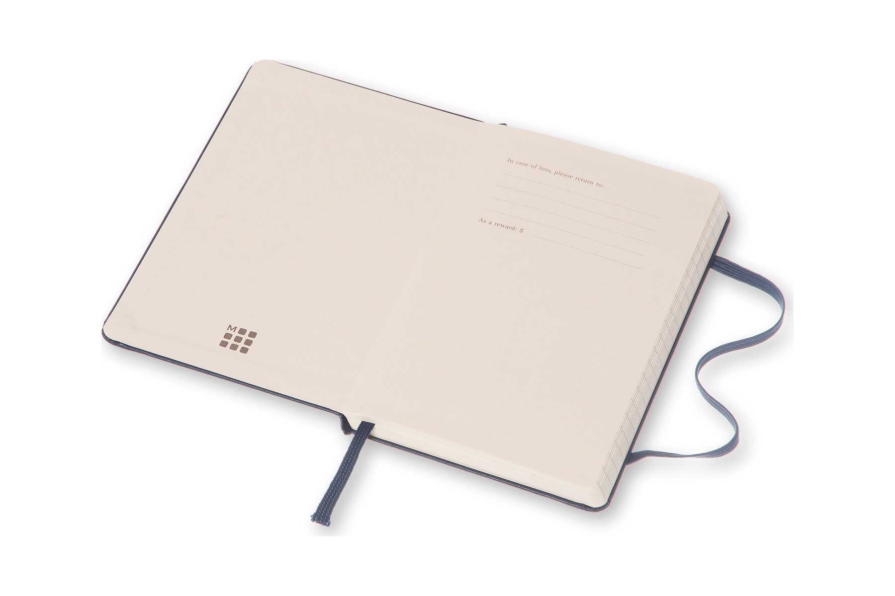 MOLESKINE Carnet Classique Format De Poche Ligné Bleu Saphir Couverture Rigide