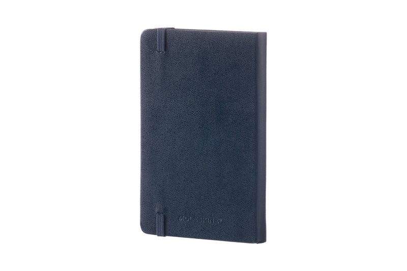MOLESKINE Carnet classique format poche pages lignées Bleu saphir 9x14cm