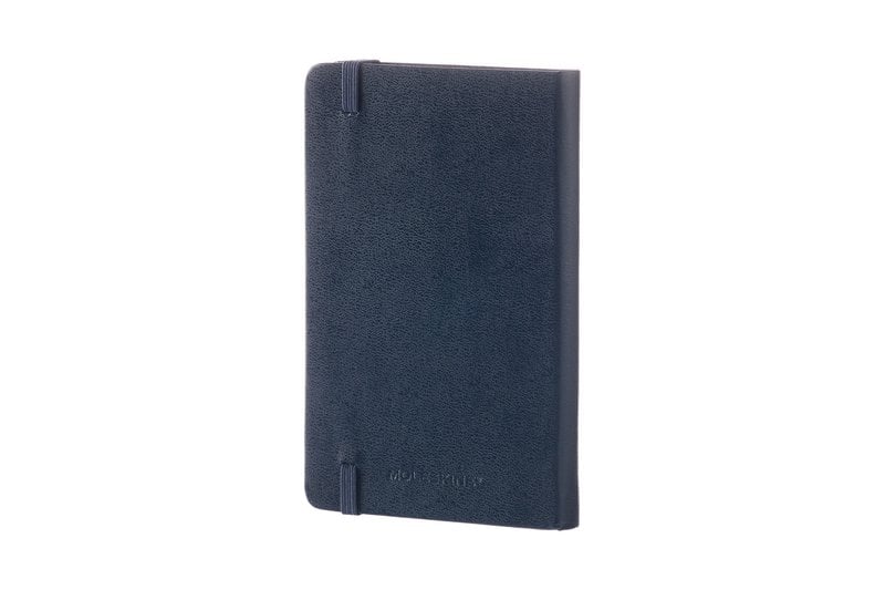 MOLESKINE Classic Sapphire Blue Ruled Pocket Notebook Hard Cover