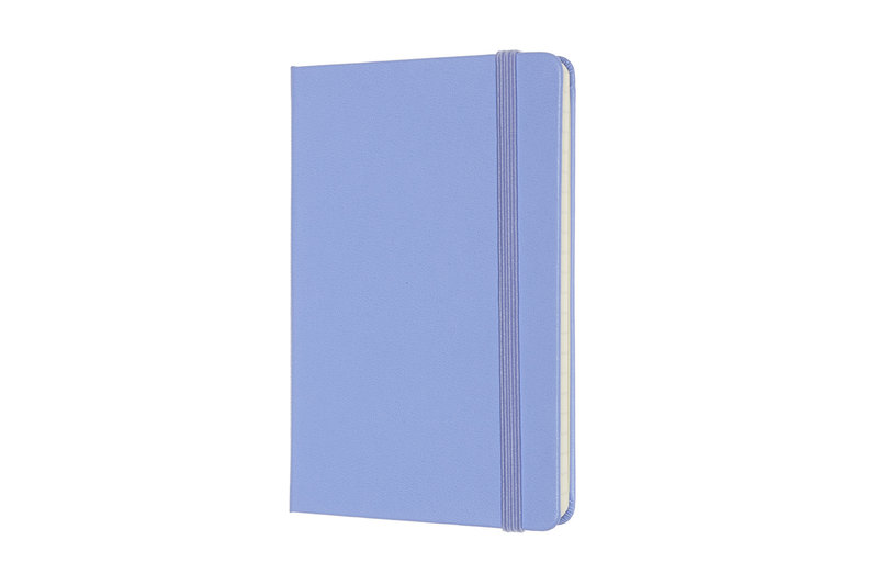 MOLESKINE Carnet Classique Format De Poche Ligné Bleu Hortensia Couverture Rigide 9x14cm