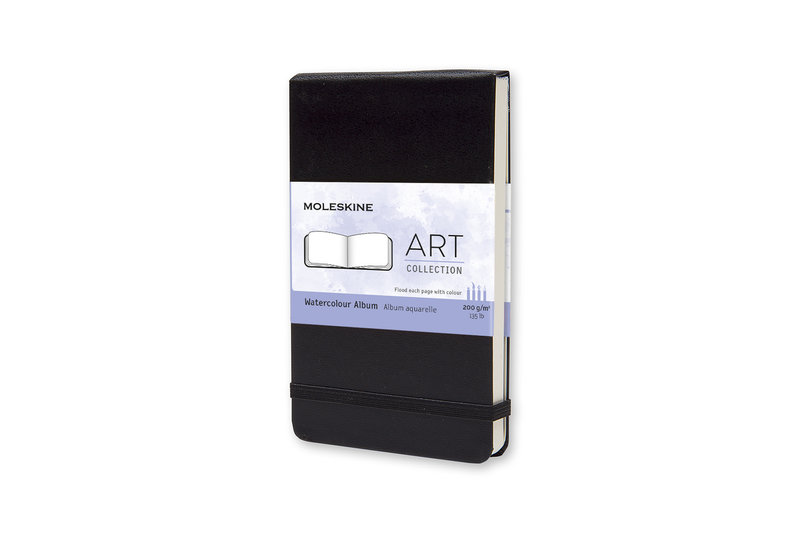 MOLESKINE Art album aquarelle format poche Noir 9x14cm