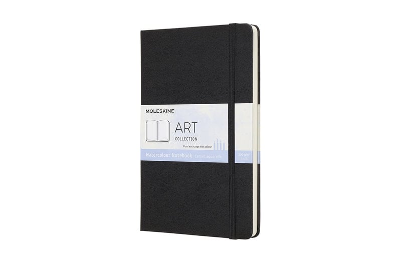 MOLESKINE Art Carnet Aquarelle Grand Format Noir 13x21cm 200 g/m²