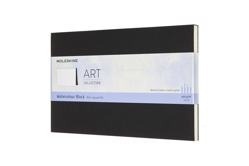 Carnet à dessin souple couverture noire 140 g/m² - 21 x 29,7 cm
