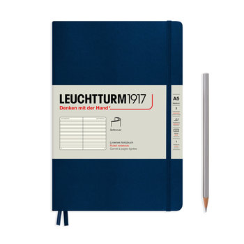 LEUCHTTURM 1917 Bleu Marine notebook, Soft cover, Medium (A5), 123 p., lined