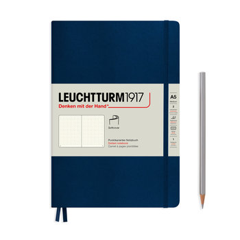 LEUCHTTURM 1917 Bleu Marine notebook, Soft cover, Medium (A5), 123 p., stippled