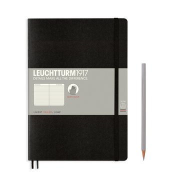 LEUCHTTURM 1917 Carnet de notes Couverture souple Composition Noir, (B5), 123 p., ligné