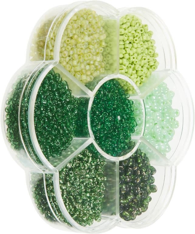 GLOREX Mix De Perles 9X10X2Cm Vert