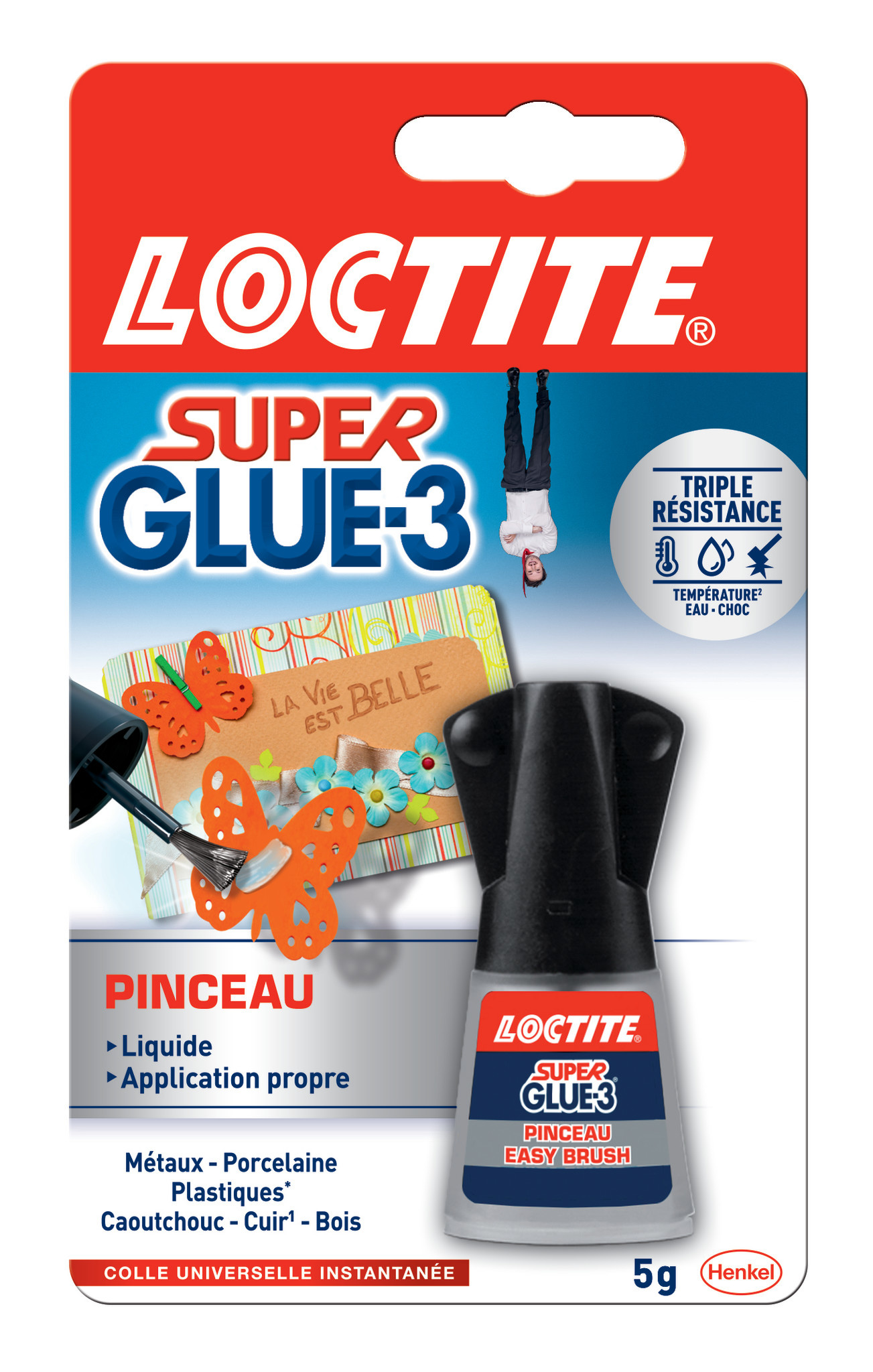 Loctite® Super Glue-3 Pinceau Blister 1 flacon de colle 5 g - Papeterie  Michel