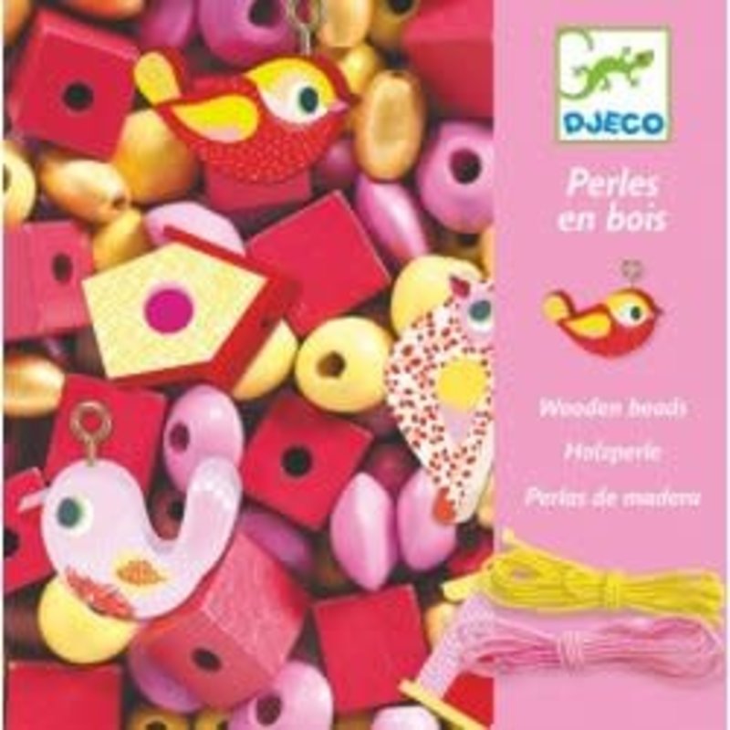 DJECO Beads and jewelry Wooden beads - Birds