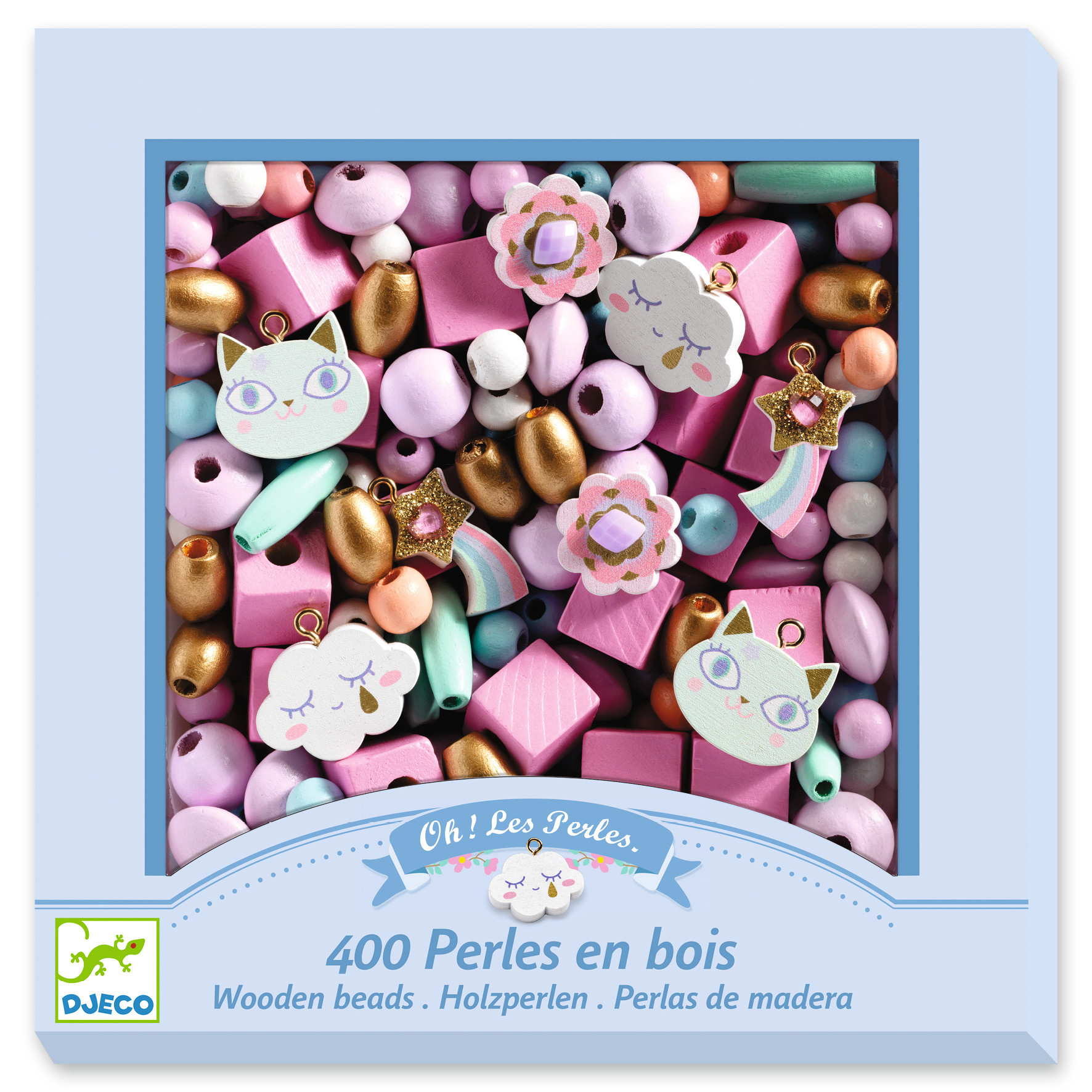 Coffret Licorne Perles Bois - Papeterie Michel
