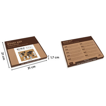MISS WOOD Woody 3 puzzles map M - Black