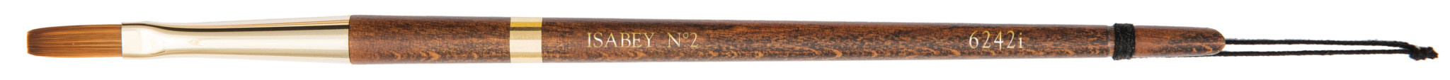 ISABEY Pinceau aquarelle plat longue n°2 6242I