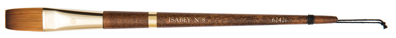 ISABEY Watercolor brush flat long 6242I N°8