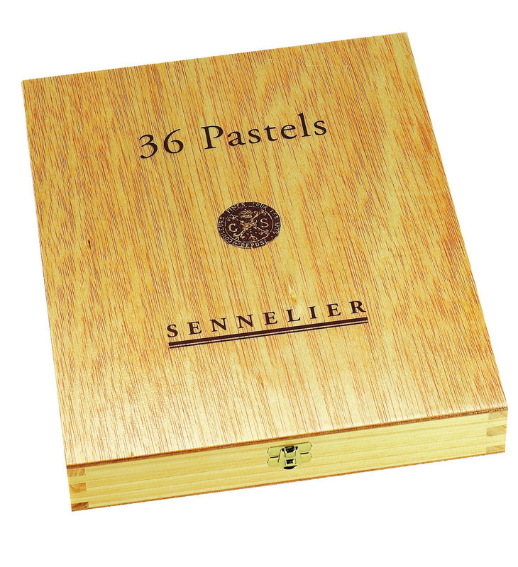 SENNELIER Coffret bois Pastel Ecu 36 Pastels