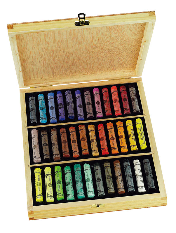 SENNELIER Coffret bois Pastel Ecu 36 Pastels