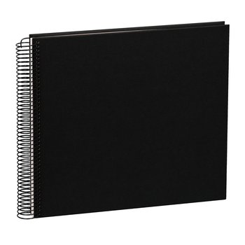 SEMIKOLON Spiral Economy Medium Photo Album - Black - Cream Pages