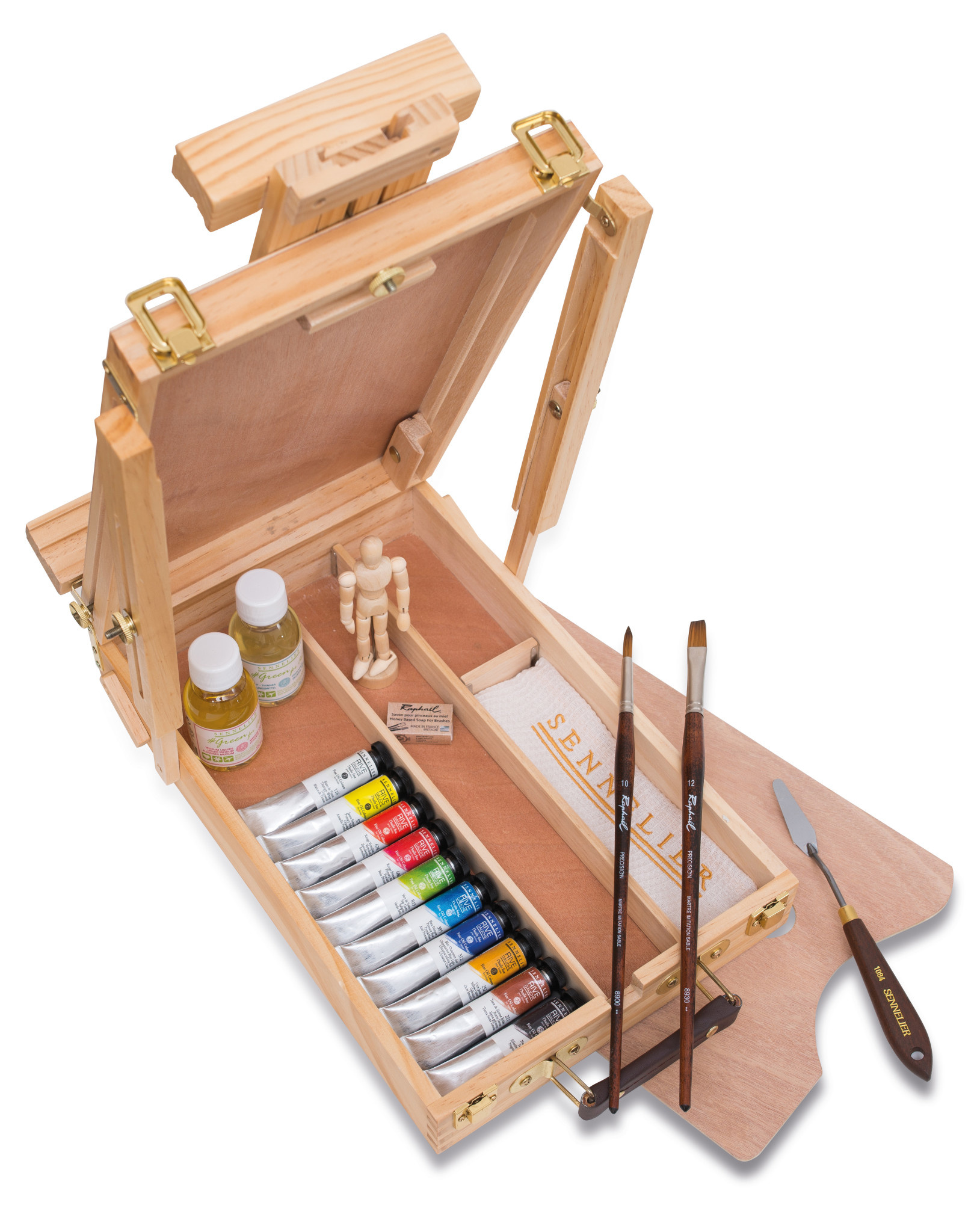 SENNELIER Coffret Huile Fine Chevalet Rive Gauche