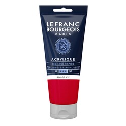 LEFRANC BOURGEOIS Acrylique fine 80ml tube Rouge vif