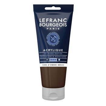 LEFRANC BOURGEOIS Acrylique fine 80ml tube Terre d'ombre brulée