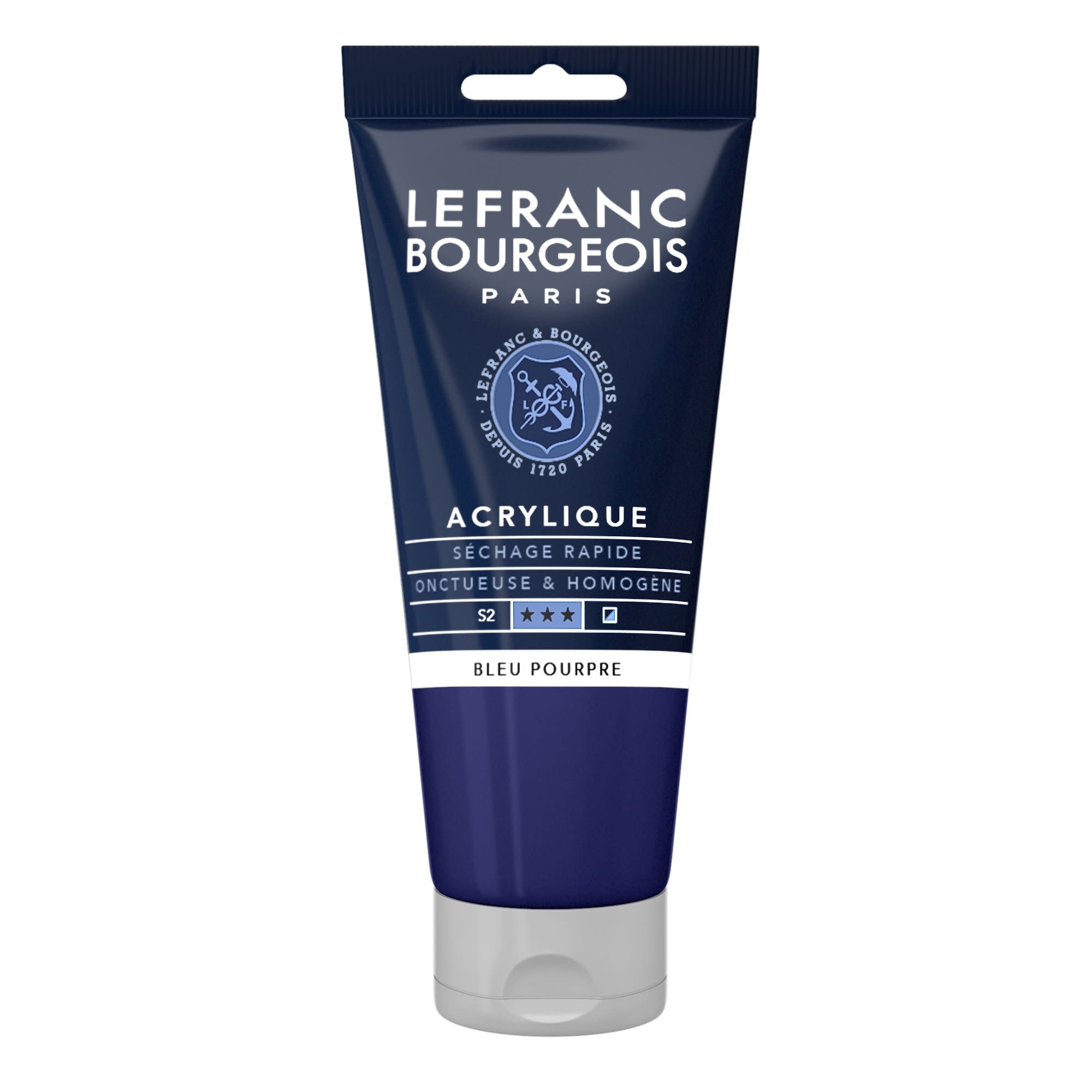 LEFRANC BOURGEOIS Acrylique fine 80ml tube Bleu pourpre