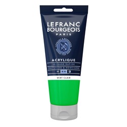 LEFRANC BOURGEOIS Acrylique fine 80ml tube Vert clair