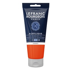 LEFRANC BOURGEOIS Acrylique fine 80ml tube Orange