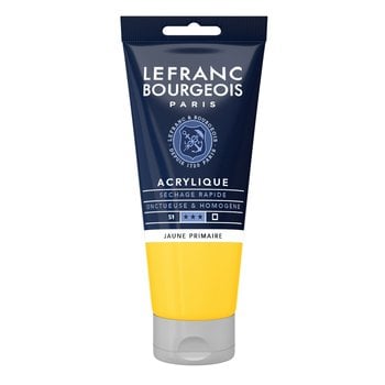 LEFRANC BOURGEOIS Acrylic Fine 80Ml Yellow Tube Primer