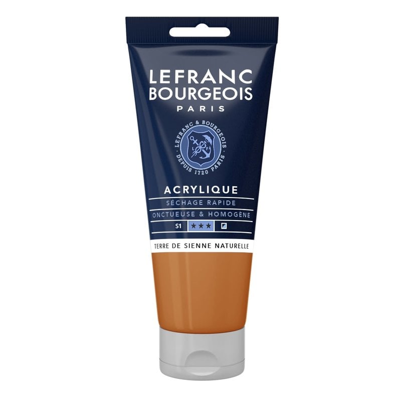 LEFRANC BOURGEOIS Fine Acrylic 80Ml Tube Natural Sienna