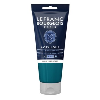 LEFRANC BOURGEOIS Acrylic Fine 80Ml Tube Blue Turquoise