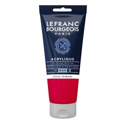 LEFRANC BOURGEOIS Acrylique fine 80ml tube Rouge primaire