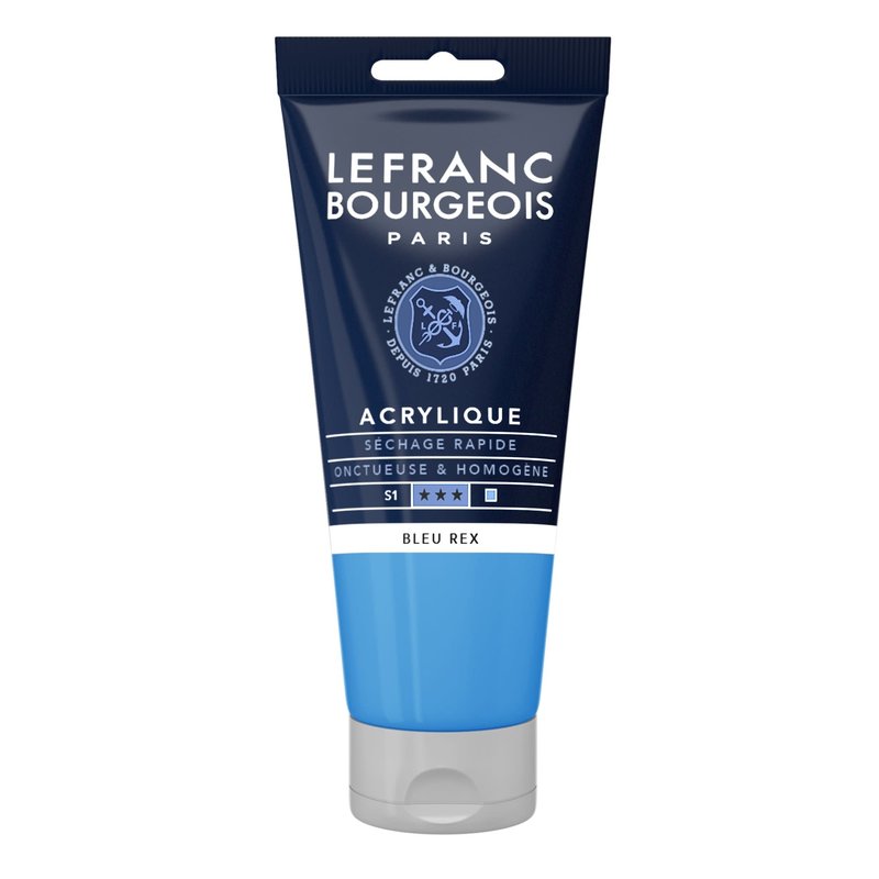 LEFRANC BOURGEOIS Acrylic Fine 80Ml Tube Blue Rex