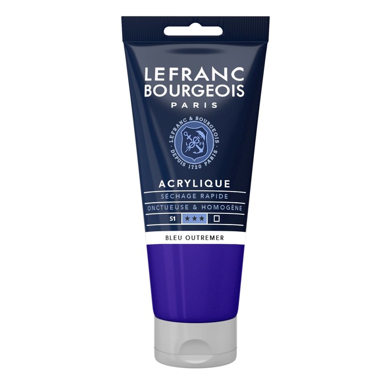 LEFRANC BOURGEOIS Acrylic Fine 80Ml Ultramarine Tube