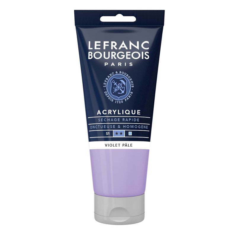 LEFRANC BOURGEOIS Acrylique fine 80ml tube Violet pale