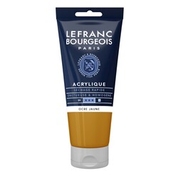 LEFRANC BOURGEOIS Acrylique fine 80ml tube Ocre jaune