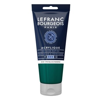 LEFRANC BOURGEOIS Acrylic Fine 80Ml Tube Green Phthalocyanine