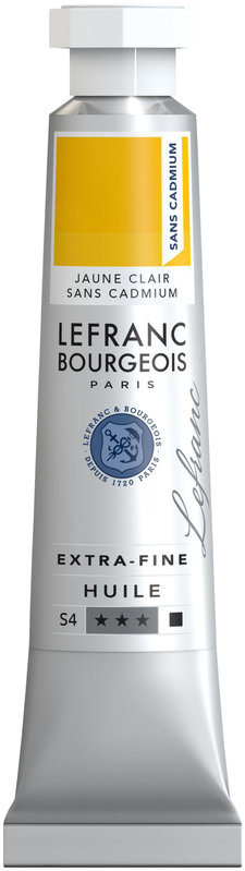 LEFRANC BOURGEOIS Huile extra-fine tube 20ml Jaune clair sans cadmium