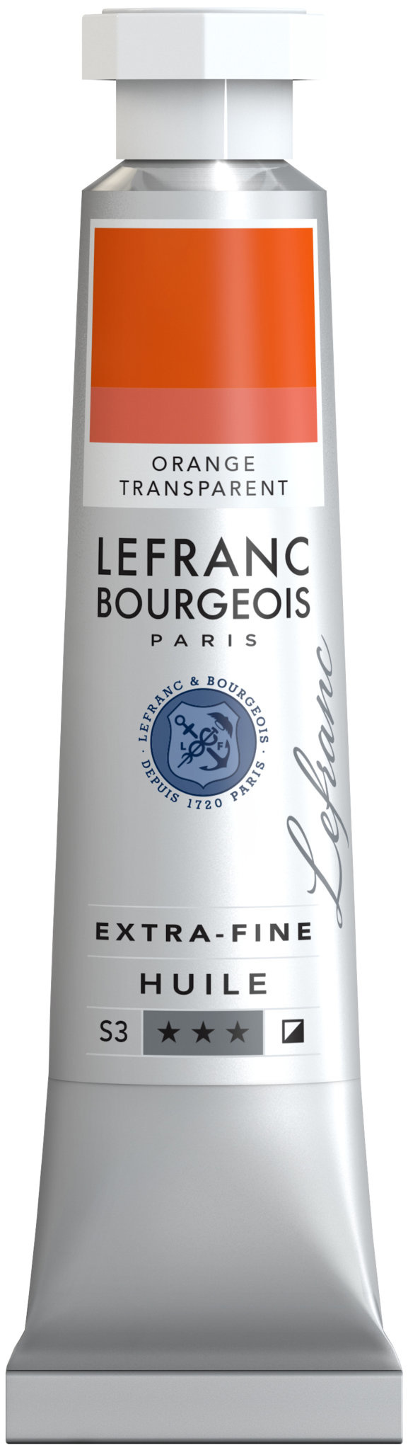 LEFRANC BOURGEOIS Huile extra-fine tube 20ml Orange transparent