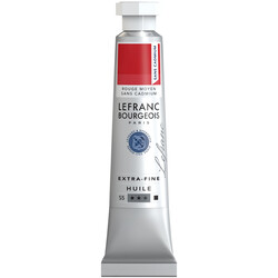 LEFRANC BOURGEOIS Huile extra-fine tube 20ml Rouge moyen sans cadmium