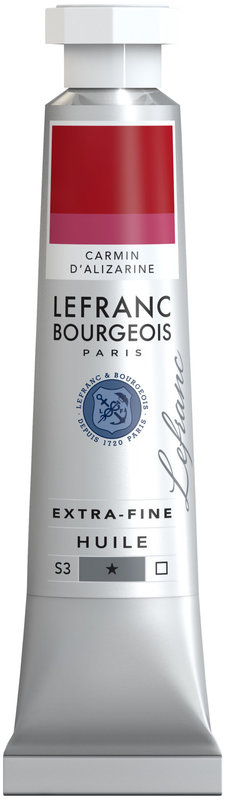 LEFRANC BOURGEOIS Huile extra-fine tube 20ml Carmin d'alizarne