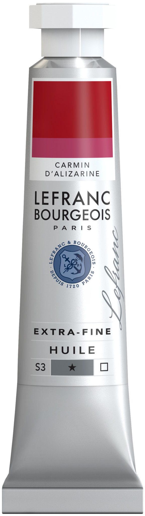 LEFRANC BOURGEOIS Huile extra-fine tube 20ml Carmin d'alizarne