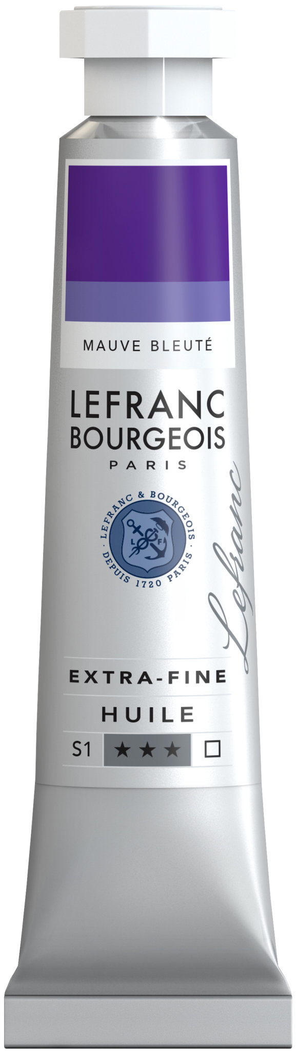 LEFRANC BOURGEOIS Huile extra-fine tube 20ml Mauve bleuté