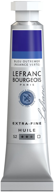 LEFRANC BOURGEOIS Huile extra-fine tube 20ml Bleu outremer nuance verte