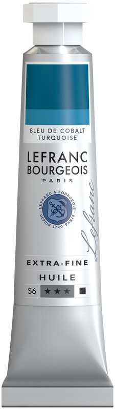 LEFRANC BOURGEOIS Huile extra-fine tube 20ml Bleu de cobalt turquoise