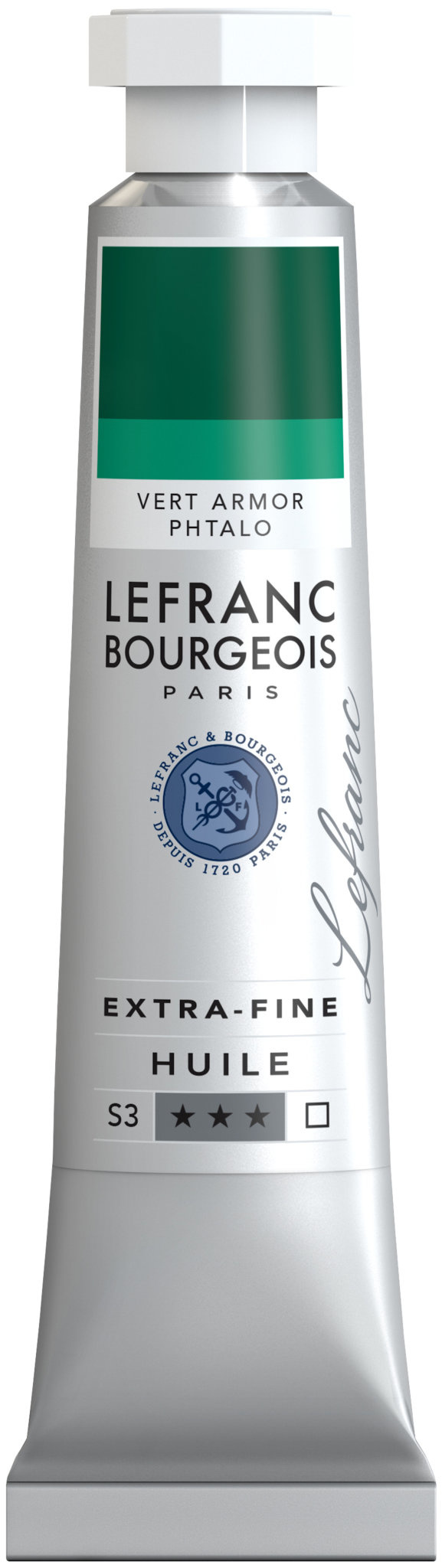 LEFRANC BOURGEOIS Huile extra-fine tube 20ml Vert armor phtalo