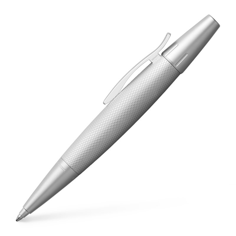 FABER CASTELL e-motion Pure Silver ballpoint pen