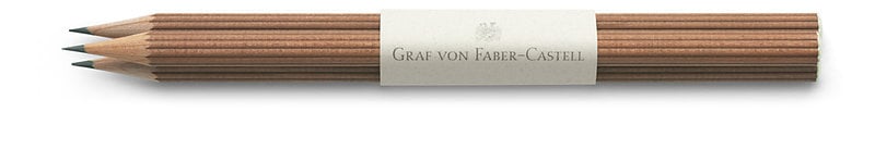 FABER CASTELL 3 pencils in banderole, tempered tip, natural cedar