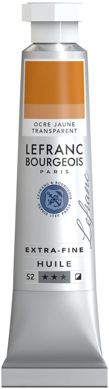 LEFRANC BOURGEOIS Huile extra-fine tube 20ml Ocre jaune transparent