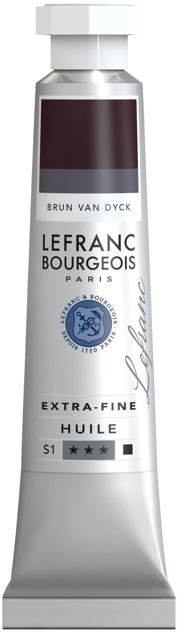 LEFRANC BOURGEOIS Huile extra-fine tube 20ml Brun Van Dyck
