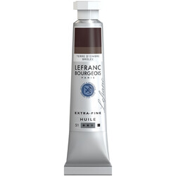 LEFRANC BOURGEOIS Huile extra-fine tube 20ml Terre d'ombre brulée