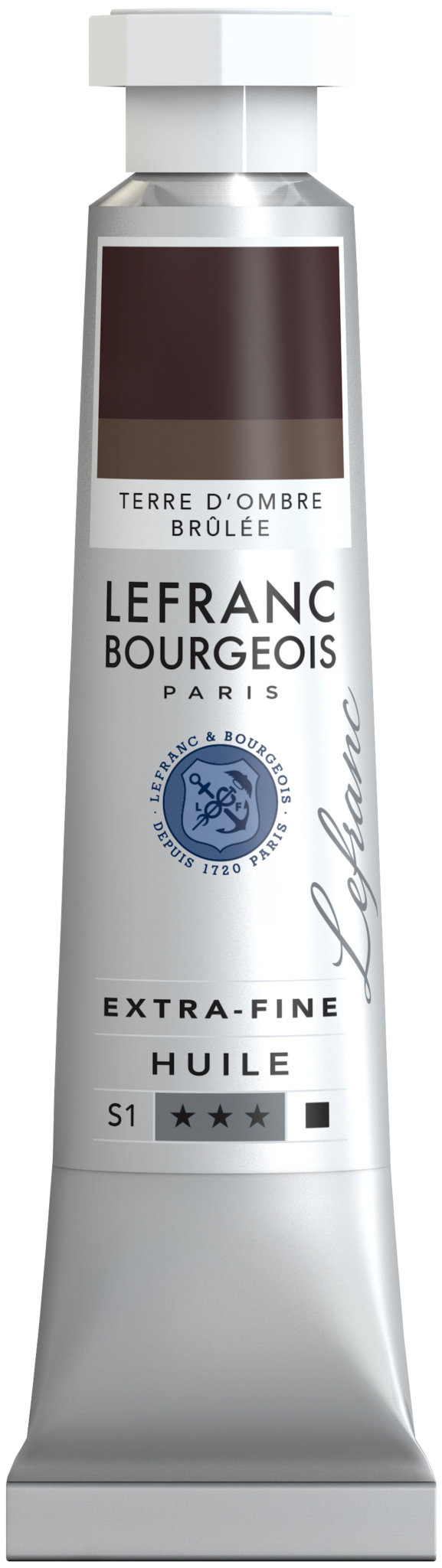 LEFRANC BOURGEOIS Huile extra-fine tube 20ml Terre d'ombre brulée